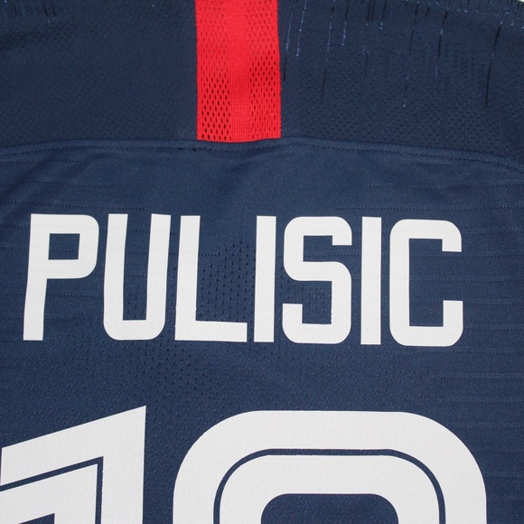 Men's Nike Navy/Blue USMNT 2018 Away Christian Pulisic Jersey - Picture 10 of 12
